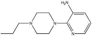 2-(4-propylpiperazin-1-yl)pyridin-3-amine Struktur