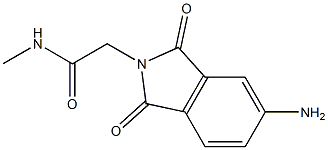 2-(5-amino-1,3-dioxo-2,3-dihydro-1H-isoindol-2-yl)-N-methylacetamide