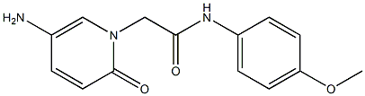 2-(5-amino-2-oxo-1,2-dihydropyridin-1-yl)-N-(4-methoxyphenyl)acetamide