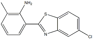 2-(5-chloro-1,3-benzothiazol-2-yl)-6-methylaniline Structure