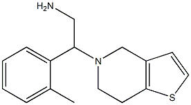 2-(6,7-dihydrothieno[3,2-c]pyridin-5(4H)-yl)-2-(2-methylphenyl)ethanamine