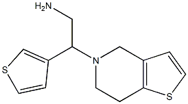 2-(6,7-dihydrothieno[3,2-c]pyridin-5(4H)-yl)-2-thien-3-ylethanamine|