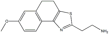 2-(7-methoxy-4,5-dihydronaphtho[1,2-d][1,3]thiazol-2-yl)ethanamine Structure
