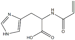 2-(acryloylamino)-3-(1H-imidazol-4-yl)propanoic acid 结构式