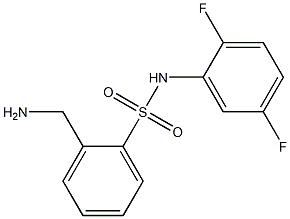 2-(aminomethyl)-N-(2,5-difluorophenyl)benzene-1-sulfonamide Structure