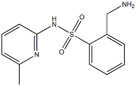 2-(aminomethyl)-N-(6-methylpyridin-2-yl)benzene-1-sulfonamide Structure