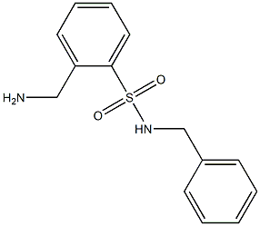 2-(aminomethyl)-N-benzylbenzene-1-sulfonamide Structure