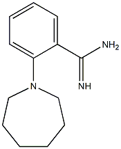 2-(azepan-1-yl)benzene-1-carboximidamide 化学構造式