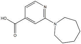 2-(azepan-1-yl)pyridine-4-carboxylic acid Struktur
