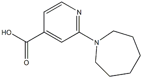 2-(azepan-1-yl)pyridine-4-carboxylic acid,,结构式