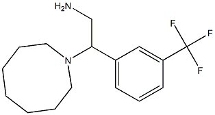 2-(azocan-1-yl)-2-[3-(trifluoromethyl)phenyl]ethan-1-amine,,结构式