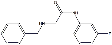 2-(benzylamino)-N-(3-fluorophenyl)acetamide