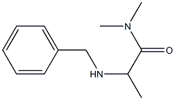 2-(benzylamino)-N,N-dimethylpropanamide Struktur