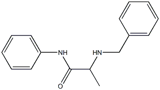 2-(benzylamino)-N-phenylpropanamide Structure