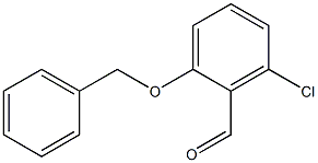 2-(benzyloxy)-6-chlorobenzaldehyde Struktur
