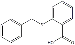 2-(benzylthio)benzoic acid,,结构式