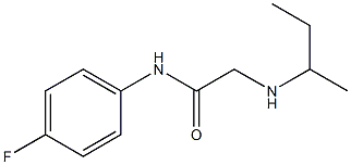 2-(butan-2-ylamino)-N-(4-fluorophenyl)acetamide|