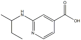 2-(butan-2-ylamino)pyridine-4-carboxylic acid Structure