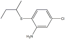 2-(butan-2-ylsulfanyl)-5-chloroaniline Structure