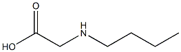 2-(butylamino)acetic acid,,结构式