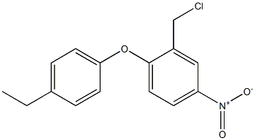 2-(chloromethyl)-1-(4-ethylphenoxy)-4-nitrobenzene Structure