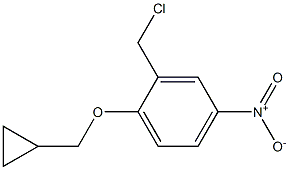  2-(chloromethyl)-1-(cyclopropylmethoxy)-4-nitrobenzene