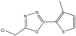 2-(chloromethyl)-5-(3-methylthien-2-yl)-1,3,4-oxadiazole