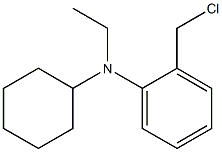 2-(chloromethyl)-N-cyclohexyl-N-ethylaniline Structure