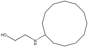 2-(cyclododecylamino)ethan-1-ol 结构式