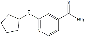 2-(cyclopentylamino)pyridine-4-carbothioamide|