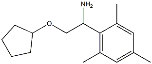 2-(cyclopentyloxy)-1-mesitylethanamine Structure