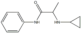 2-(cyclopropylamino)-N-phenylpropanamide Struktur