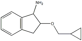 2-(cyclopropylmethoxy)-2,3-dihydro-1H-inden-1-amine,,结构式