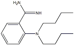 2-(dibutylamino)benzene-1-carboximidamide Structure