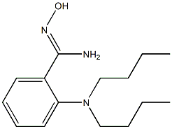 2-(dibutylamino)-N'-hydroxybenzene-1-carboximidamide,,结构式