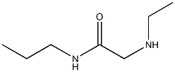 2-(ethylamino)-N-propylacetamide Structure