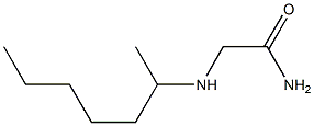 2-(heptan-2-ylamino)acetamide Structure