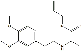 2-{[2-(3,4-dimethoxyphenyl)ethyl]amino}-N-(prop-2-en-1-yl)propanamide