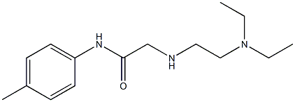 2-{[2-(diethylamino)ethyl]amino}-N-(4-methylphenyl)acetamide Structure