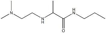 2-{[2-(dimethylamino)ethyl]amino}-N-propylpropanamide Structure