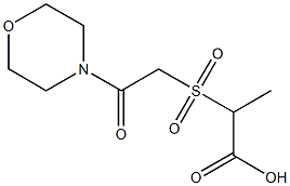 2-{[2-(morpholin-4-yl)-2-oxoethane]sulfonyl}propanoic acid