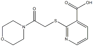 2-{[2-(morpholin-4-yl)-2-oxoethyl]sulfanyl}pyridine-3-carboxylic acid