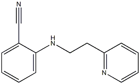 2-{[2-(pyridin-2-yl)ethyl]amino}benzonitrile 结构式
