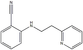 2-{[2-(pyridin-2-yl)ethyl]amino}benzonitrile Structure