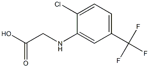 2-{[2-chloro-5-(trifluoromethyl)phenyl]amino}acetic acid Structure
