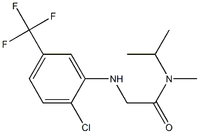 2-{[2-chloro-5-(trifluoromethyl)phenyl]amino}-N-methyl-N-(propan-2-yl)acetamide