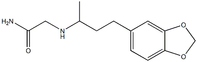 2-{[3-(1,3-benzodioxol-5-yl)-1-methylpropyl]amino}acetamide