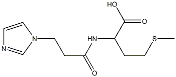 2-{[3-(1H-imidazol-1-yl)propanoyl]amino}-4-(methylthio)butanoic acid Structure