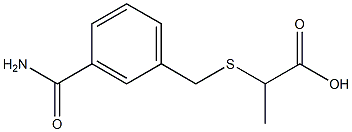  2-{[3-(aminocarbonyl)benzyl]thio}propanoic acid