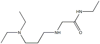 2-{[3-(diethylamino)propyl]amino}-N-ethylacetamide 结构式